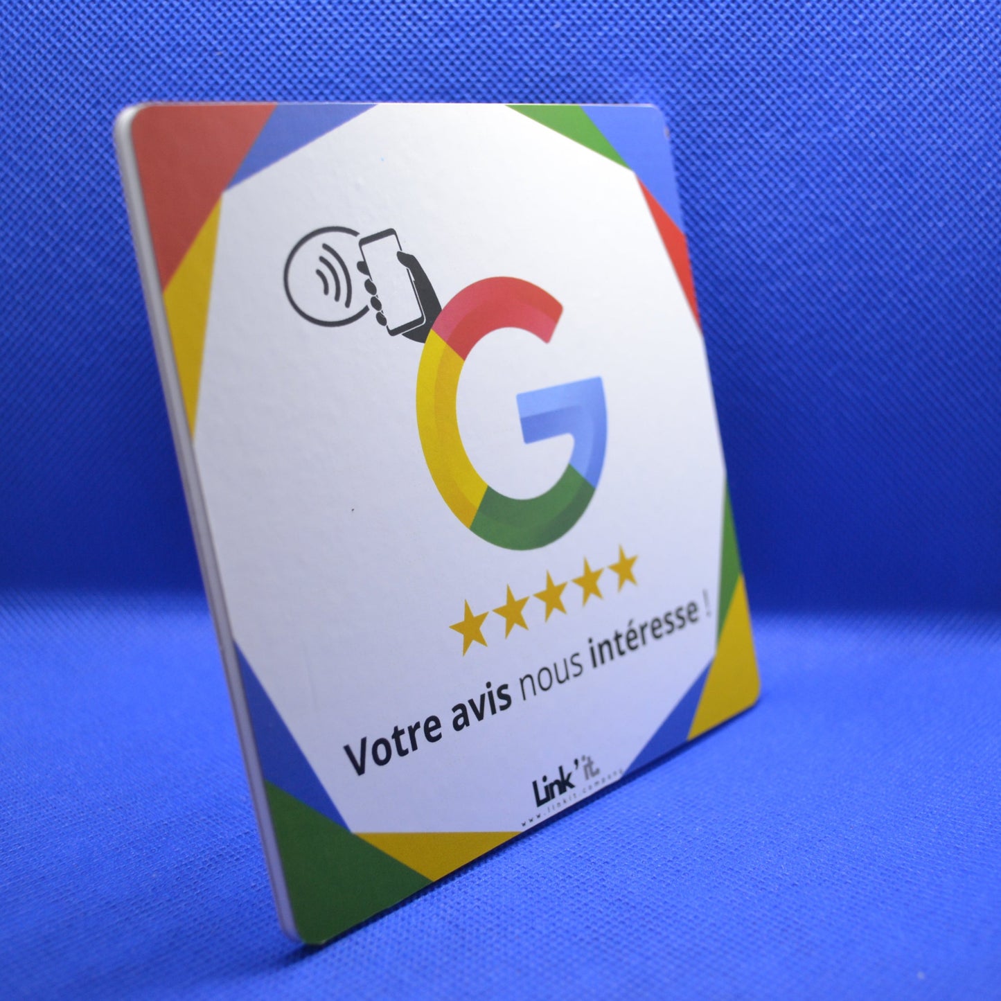 Plaque d'Avis Google NFC ⭐⭐⭐⭐⭐