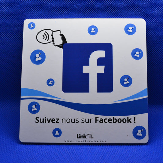 Plaque d'Ajout Facebook