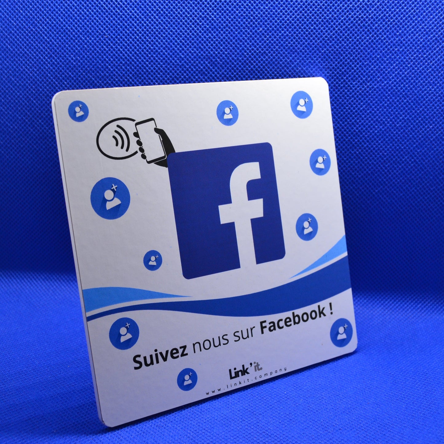 Plaque d'Ajout Facebook