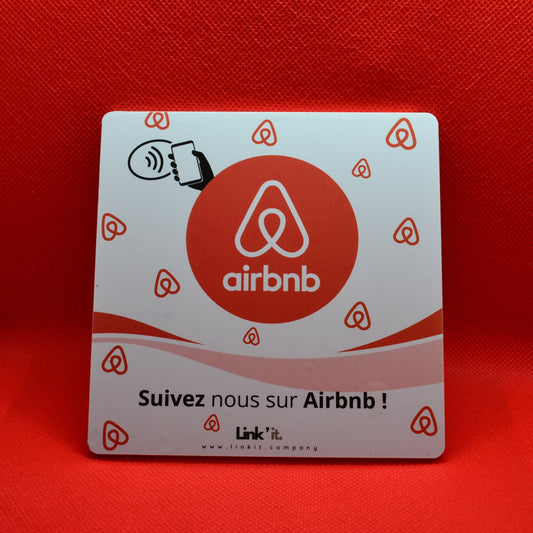 Plaque NFC Avis Airbnb